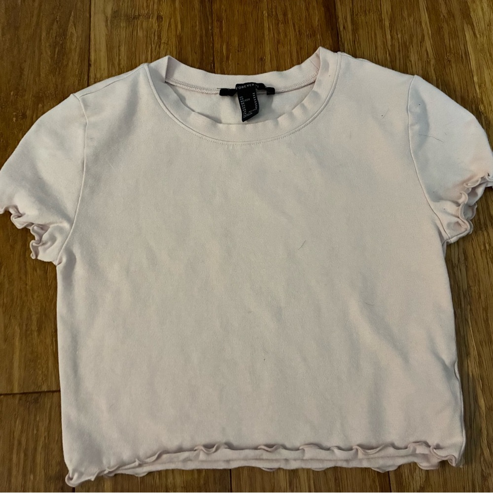 Forever 21 Soft Light Pink Tee
